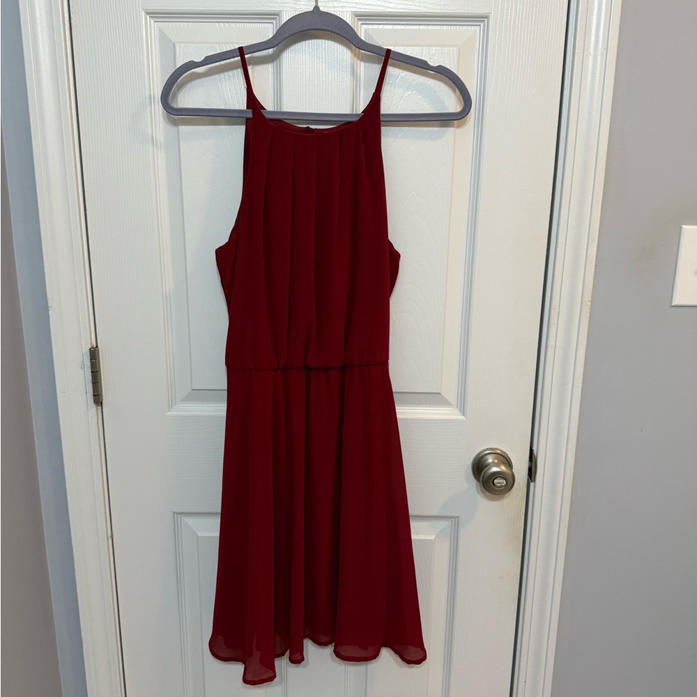 Francesca's Collections Red Mini Dress
